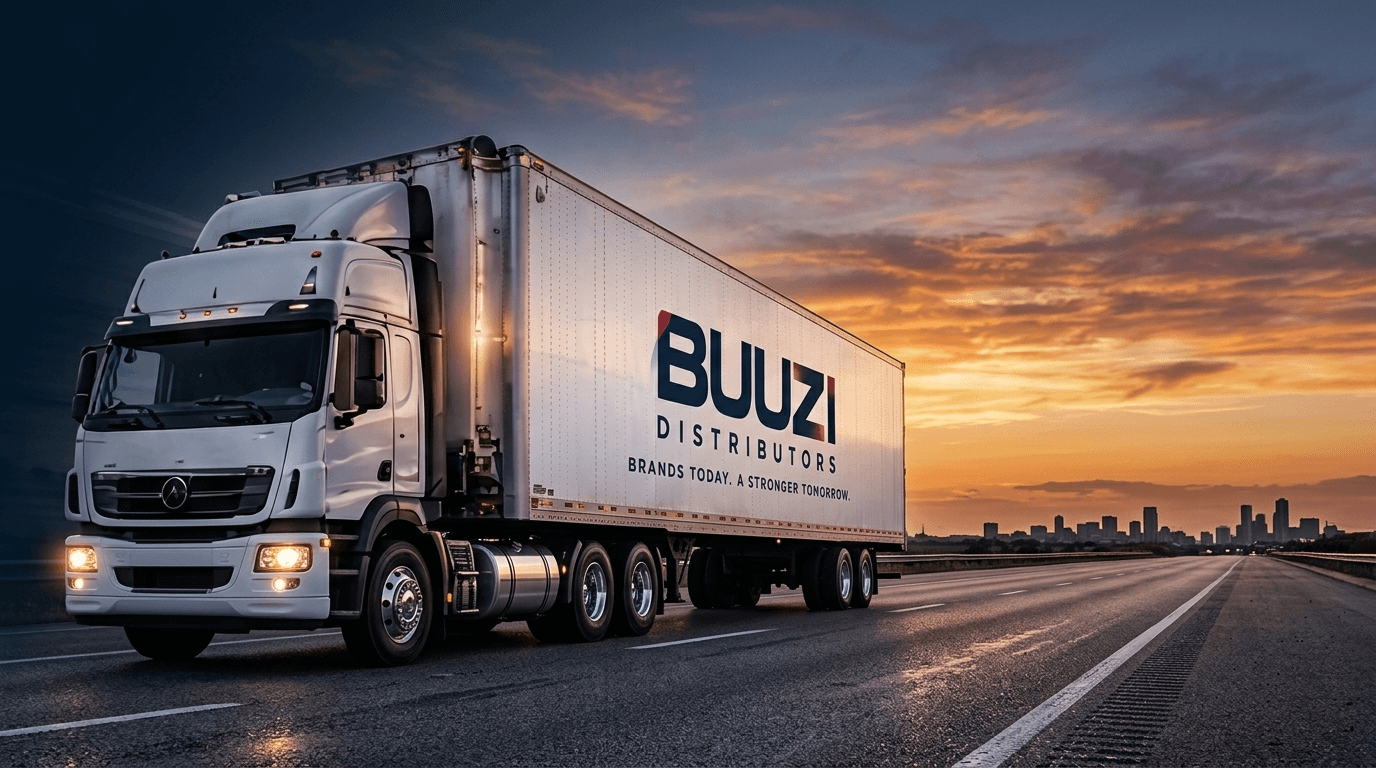 Buuzi Distribution Fleet On Texas Highway